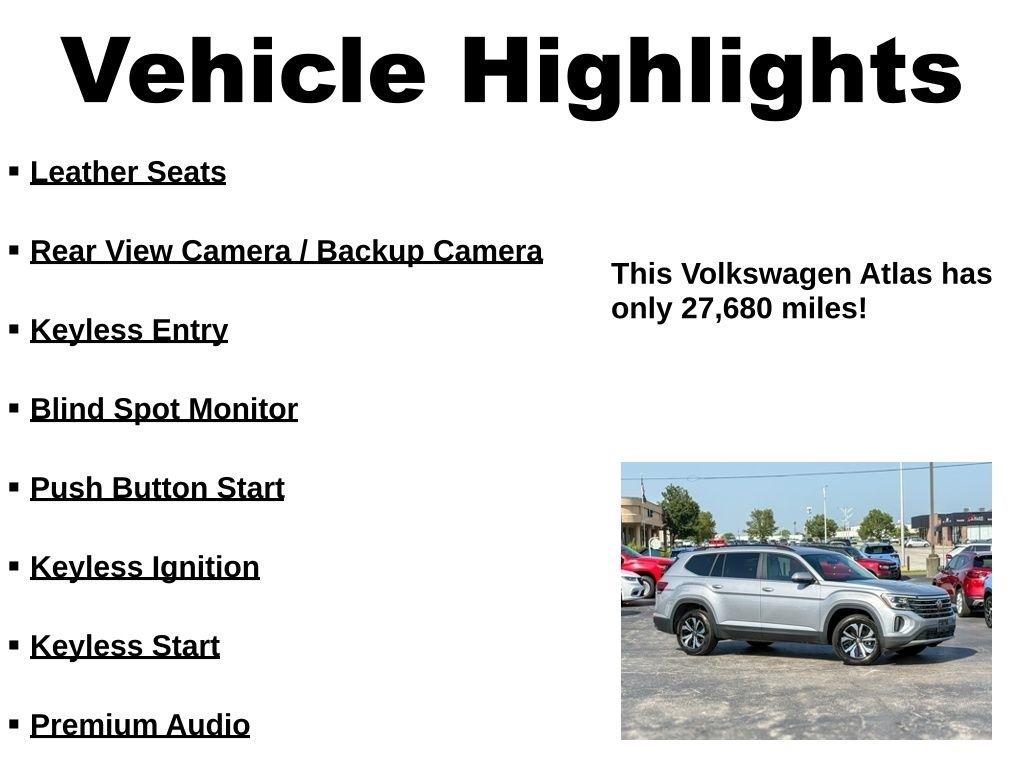 Volkswagen Atlas 2.0T SE 4MOTION 2024