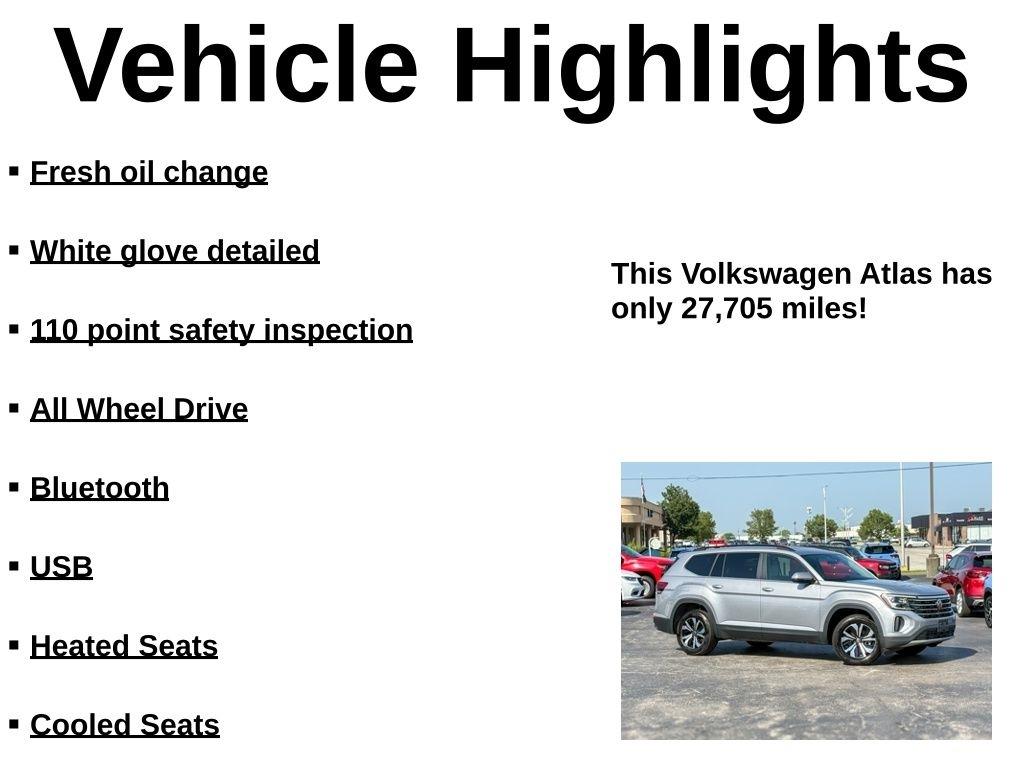 Volkswagen Atlas 2.0T SE 4MOTION 2024
