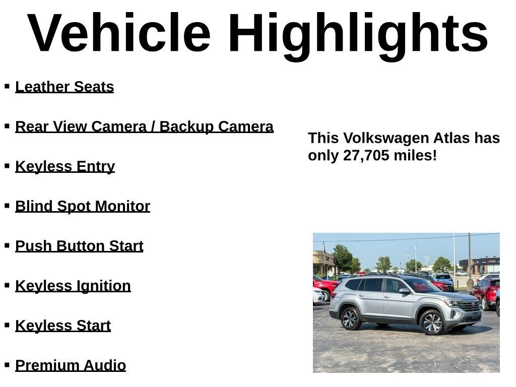 Volkswagen Atlas 2.0T SE 4MOTION 2024