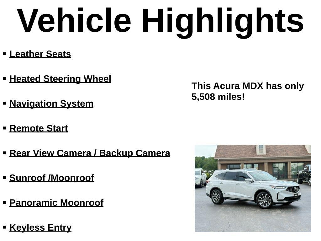 Acura MDX  2026