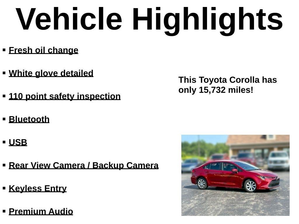 Toyota Corolla LE 2024