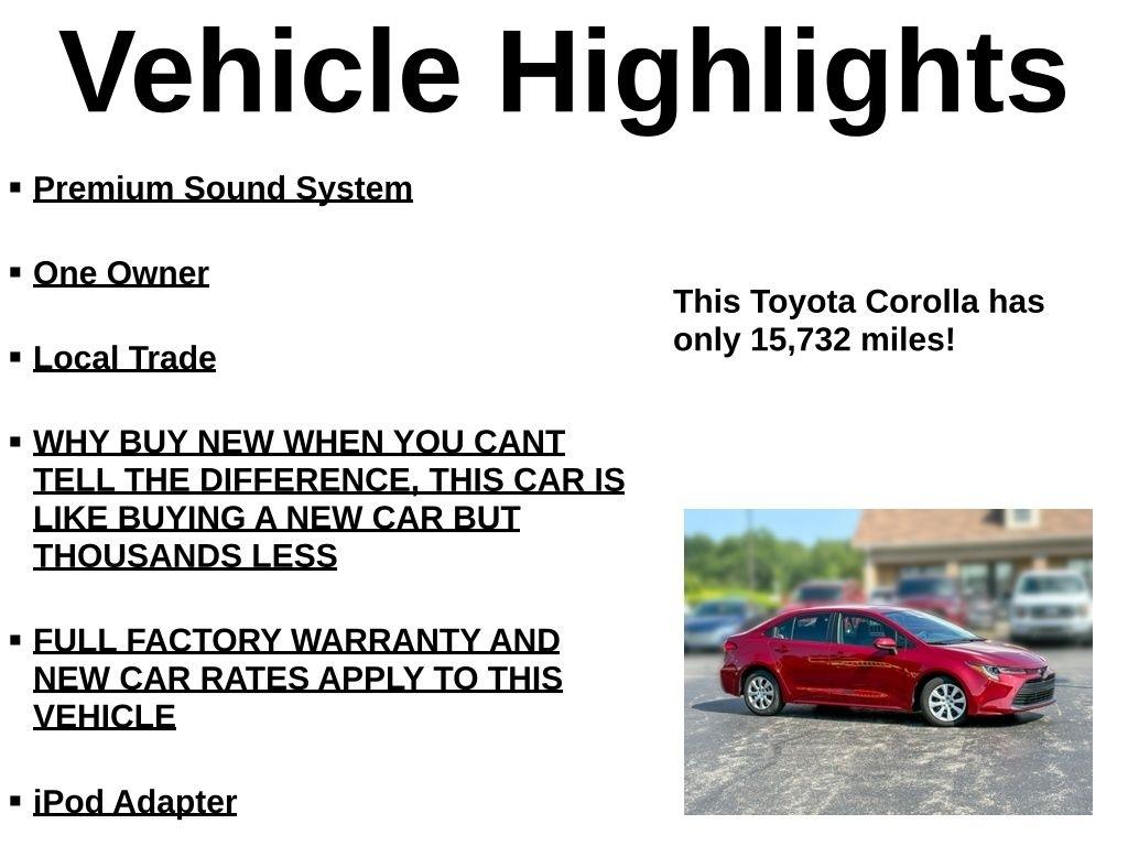 Toyota Corolla LE 2024
