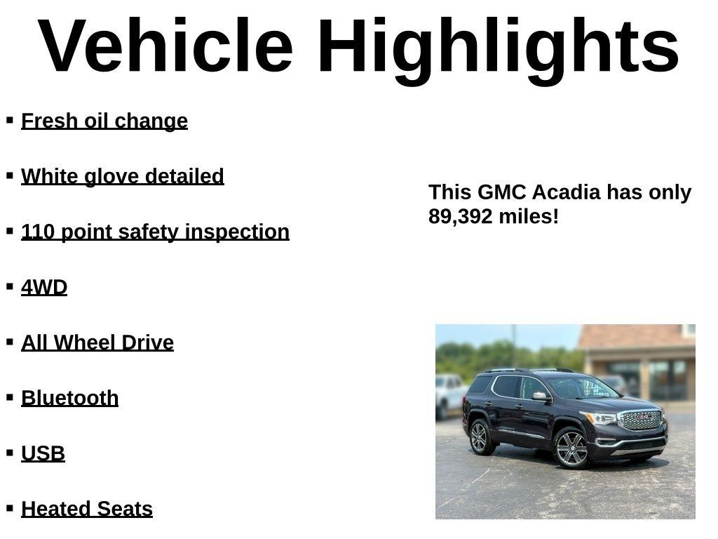 GMC Acadia Denali 2019