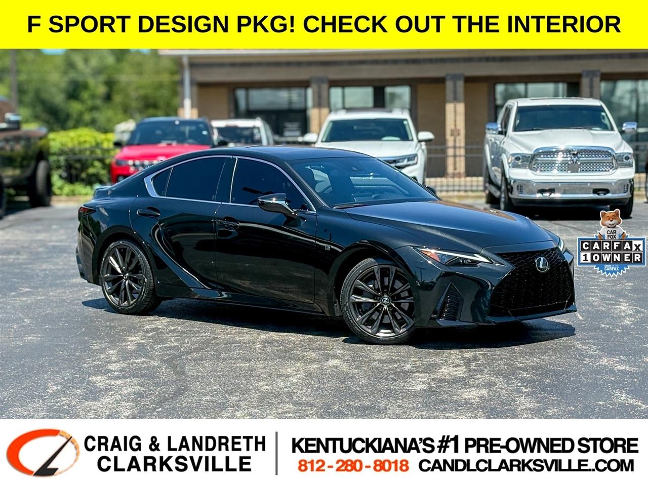 2025 Lexus IS 350 F SPORT Design