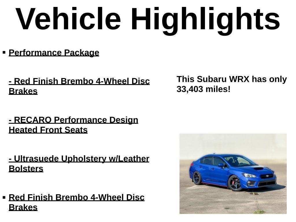 Subaru WRX  2020