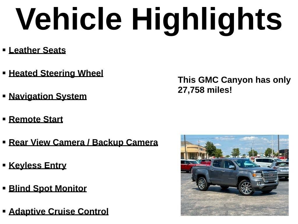 GMC Canyon Denali Crew Cab 4WD 2022