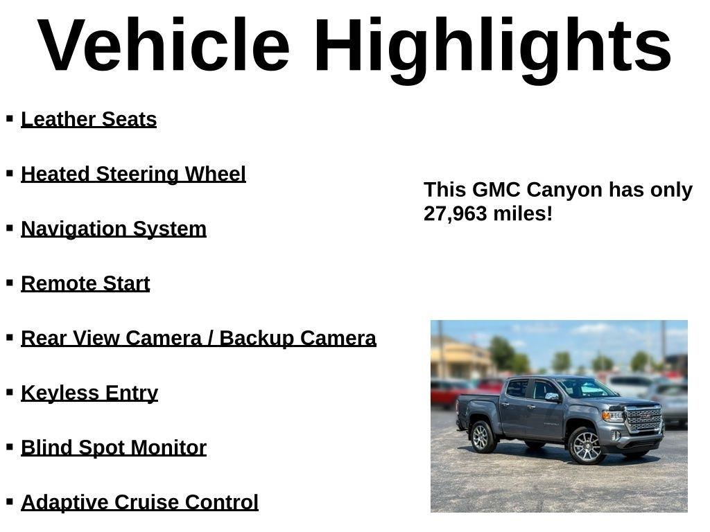GMC Canyon Denali Crew Cab 4WD 2022