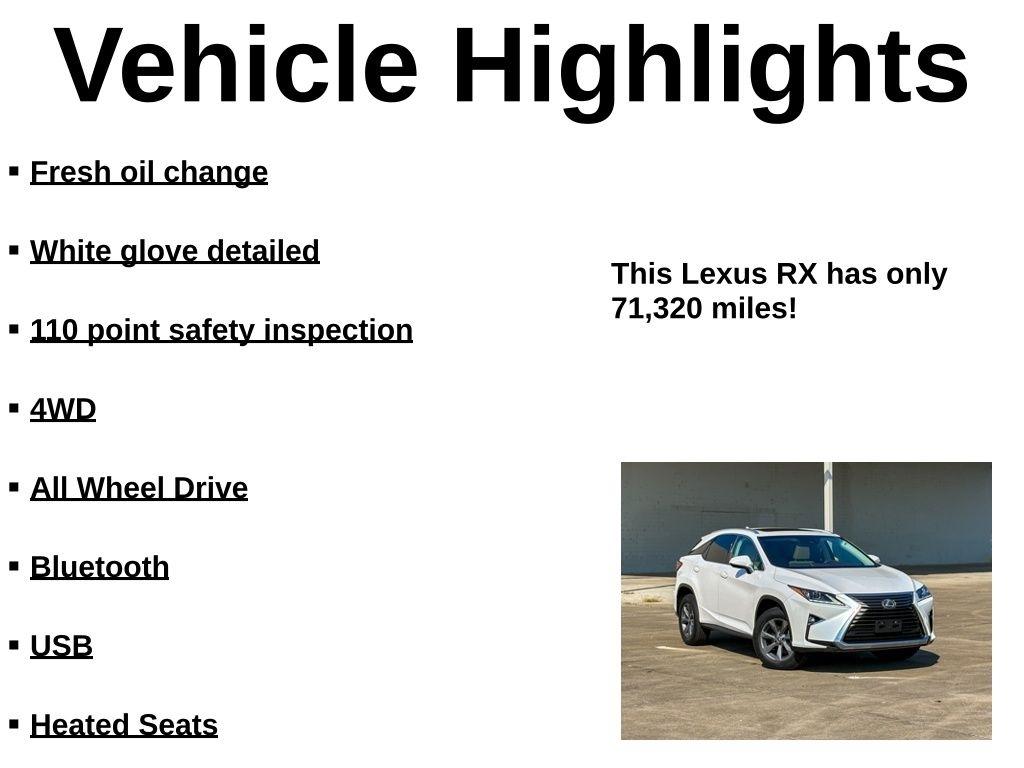 Lexus RX  2018