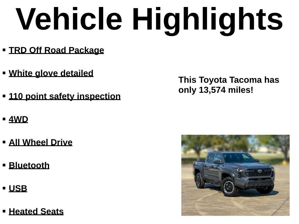 Toyota Tacoma 4WD  2025