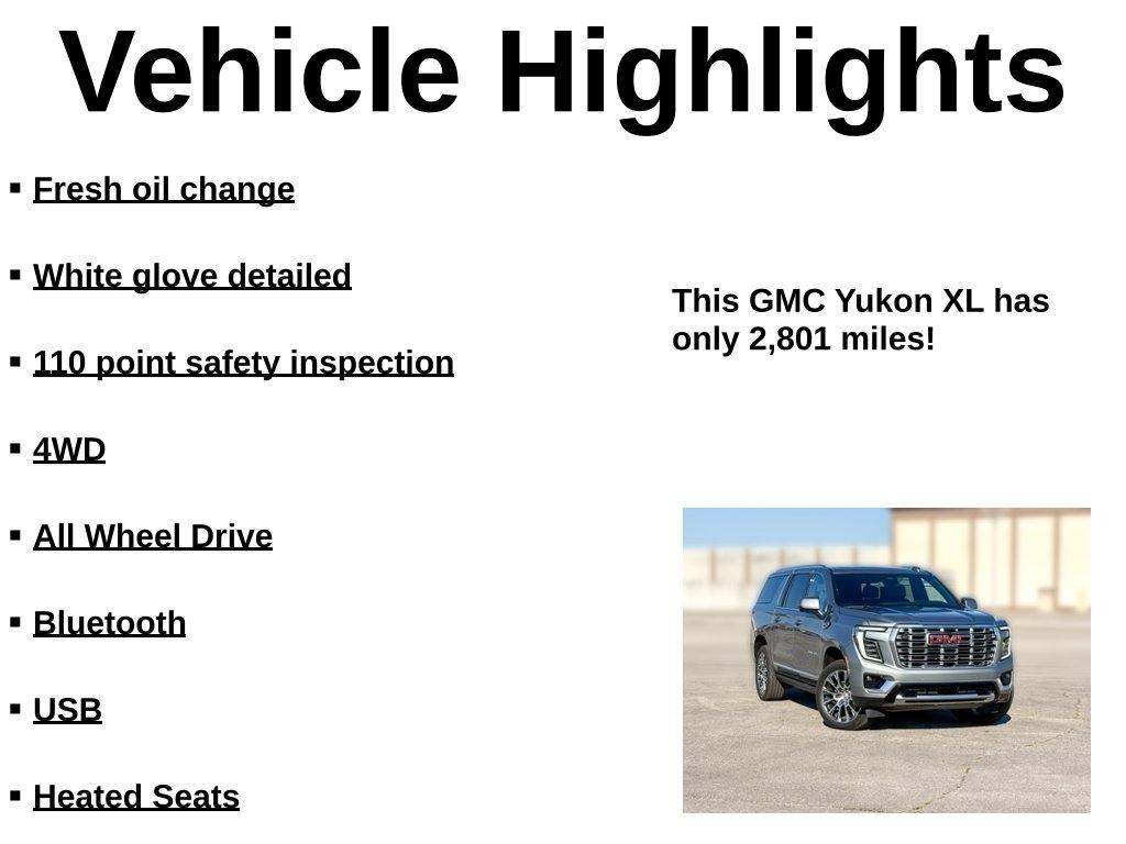 GMC Yukon XL Denali 4WD 2026