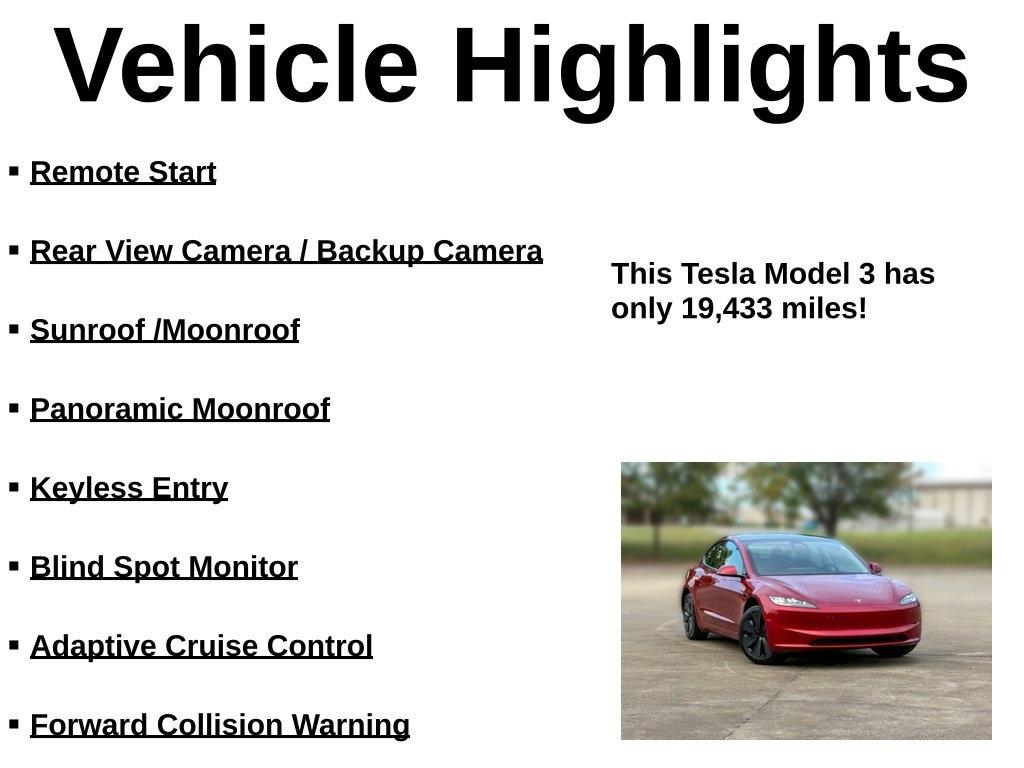 Tesla Model 3  2025