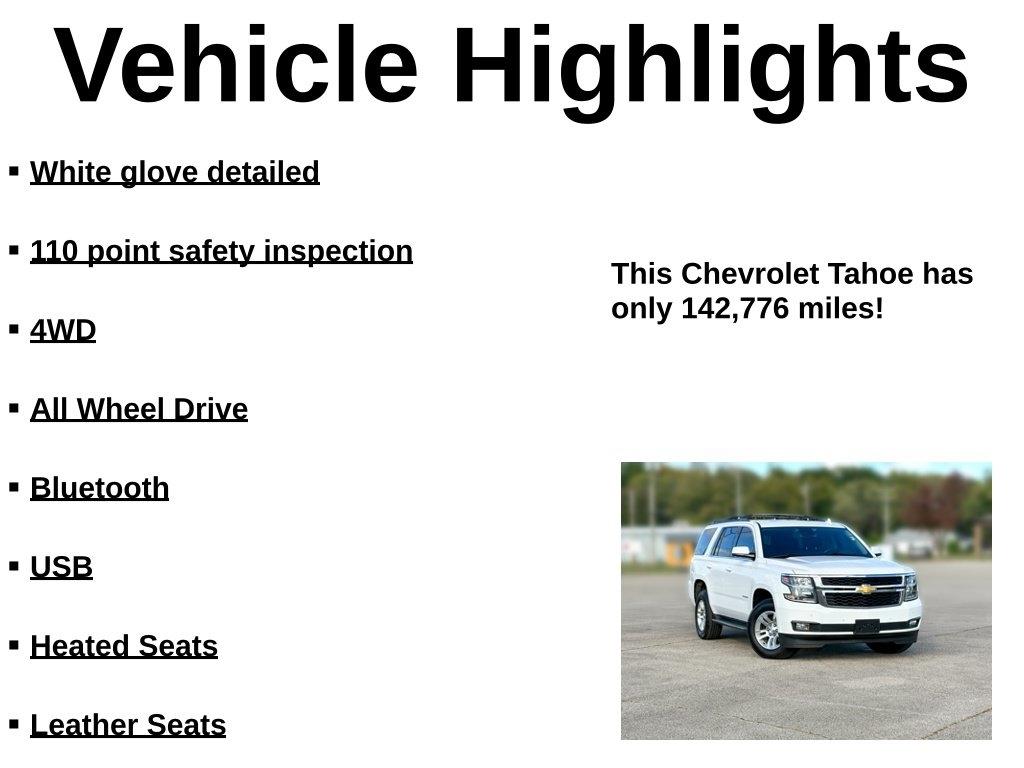 Chevrolet Tahoe LT 4WD 2020