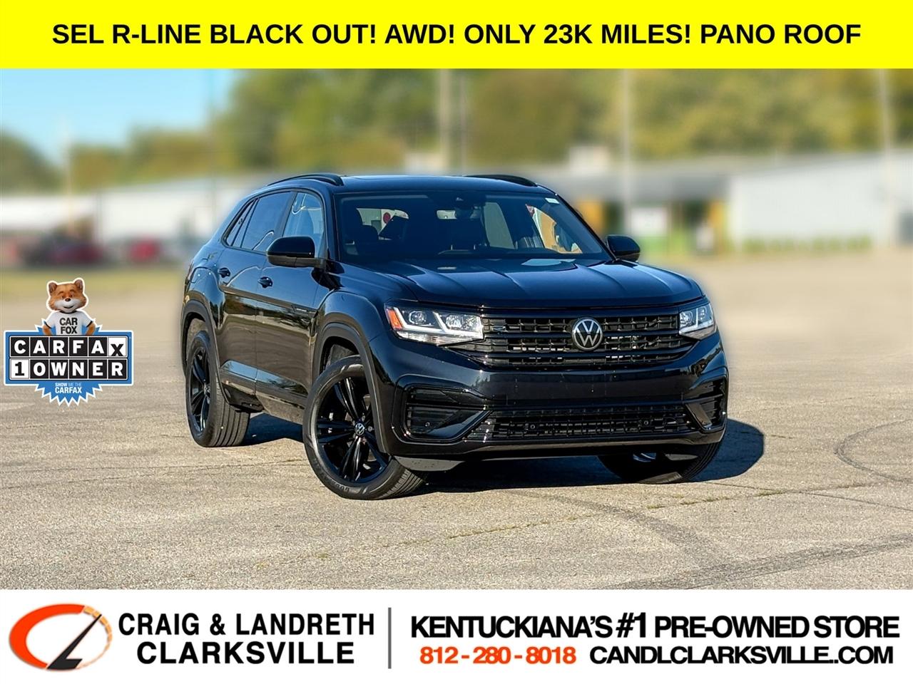 2023 Volkswagen Atlas Cross Sport SEL R-Line Black 4MOTION