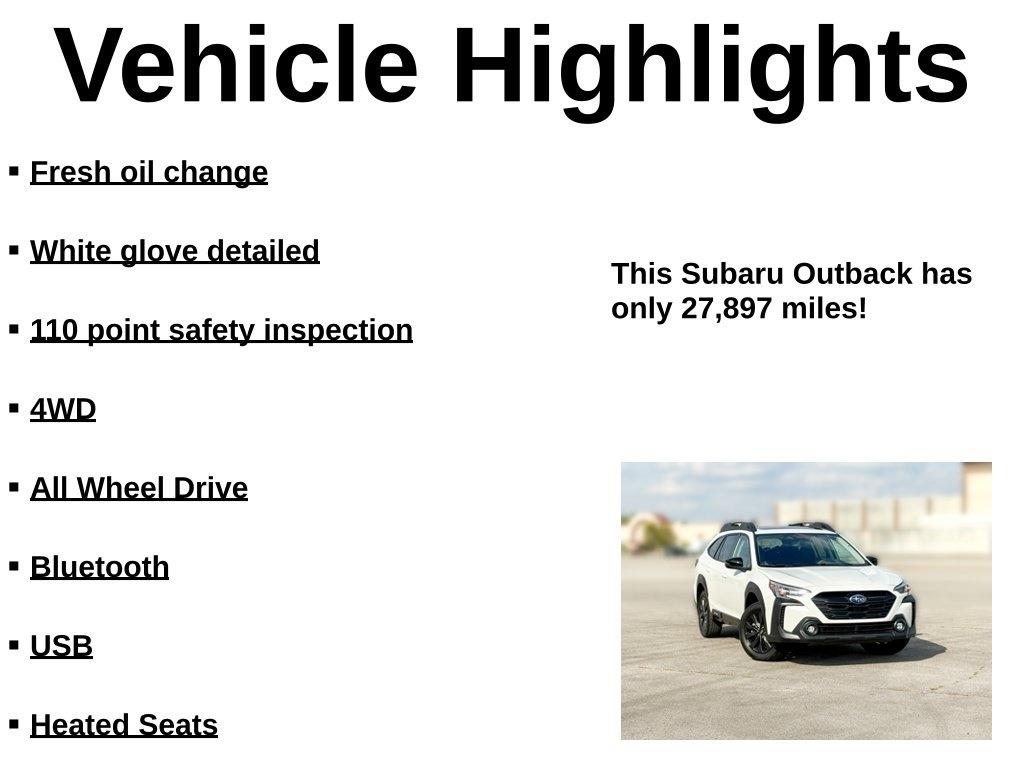 Subaru Outback Onyx Edition XT 2024