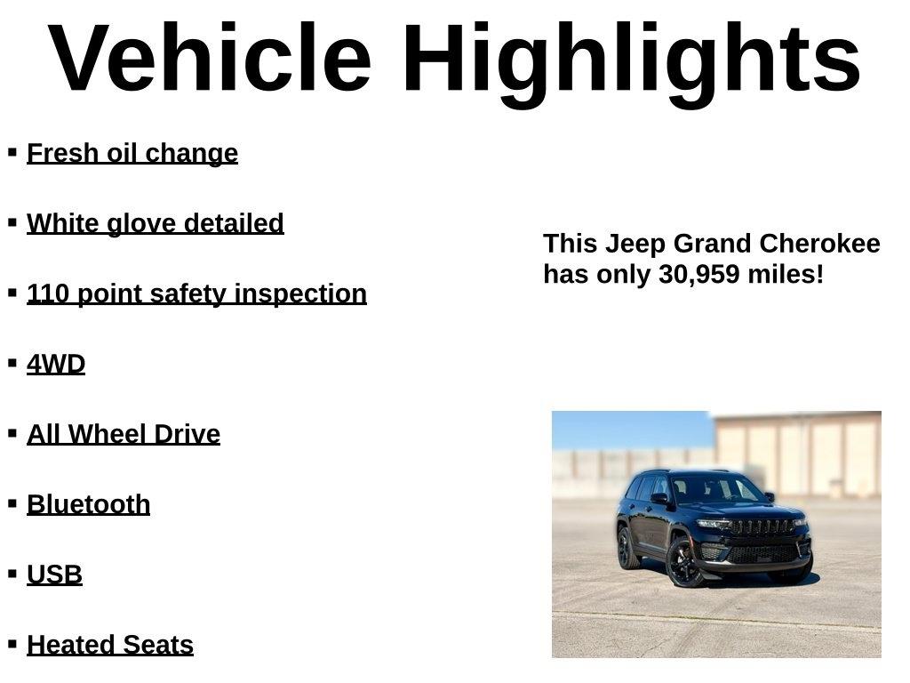 Jeep Grand Cherokee Altitude X 4x4 2023