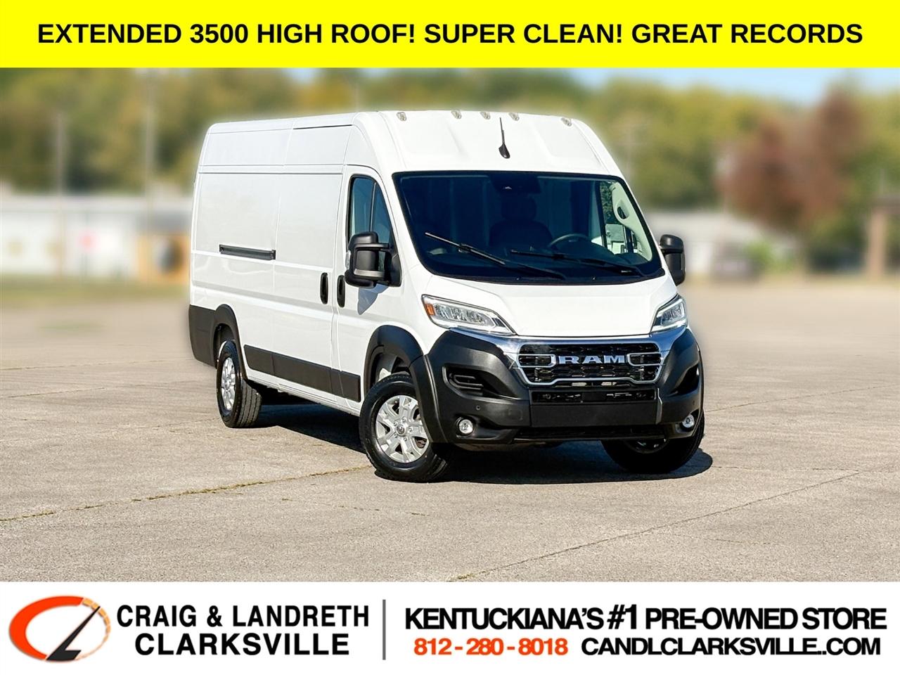 2025 RAM ProMaster Cargo Van High Roof
