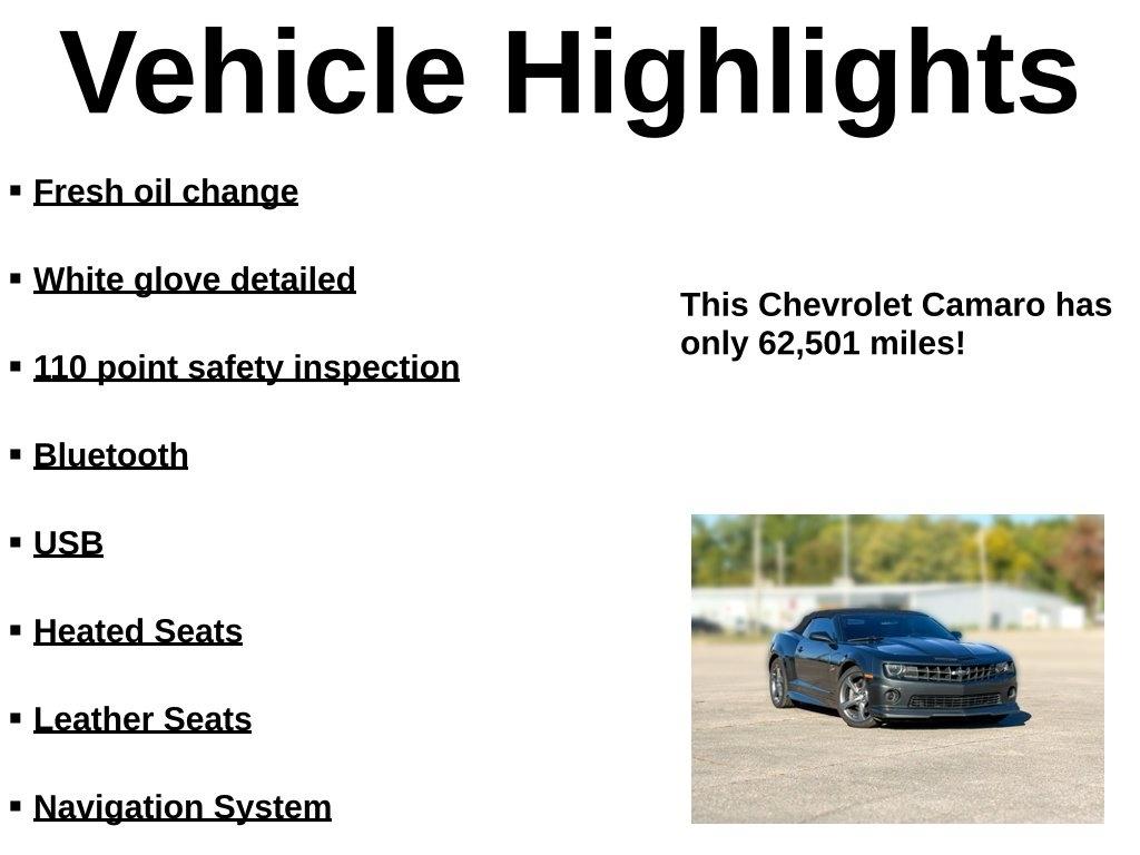 Chevrolet Camaro 2SS 2013