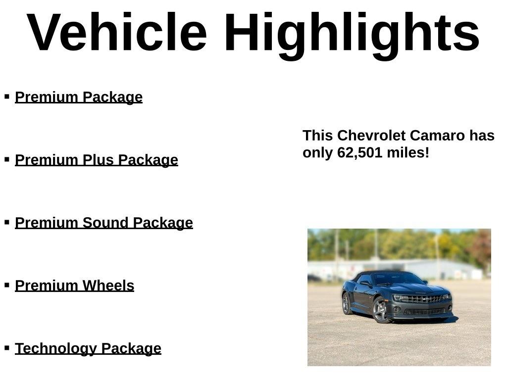 Chevrolet Camaro 2SS 2013
