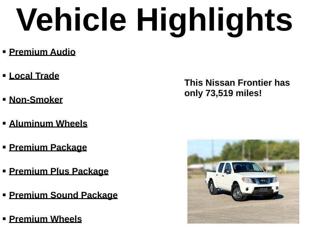 Nissan Frontier  2019