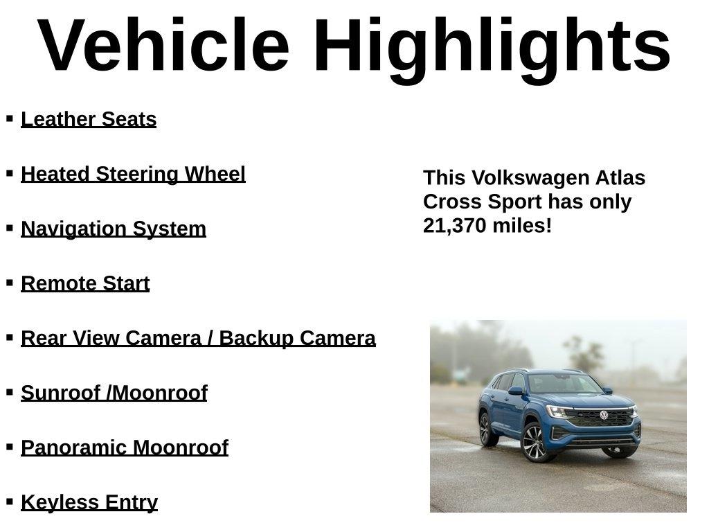 Volkswagen Atlas Cross Sport  2026