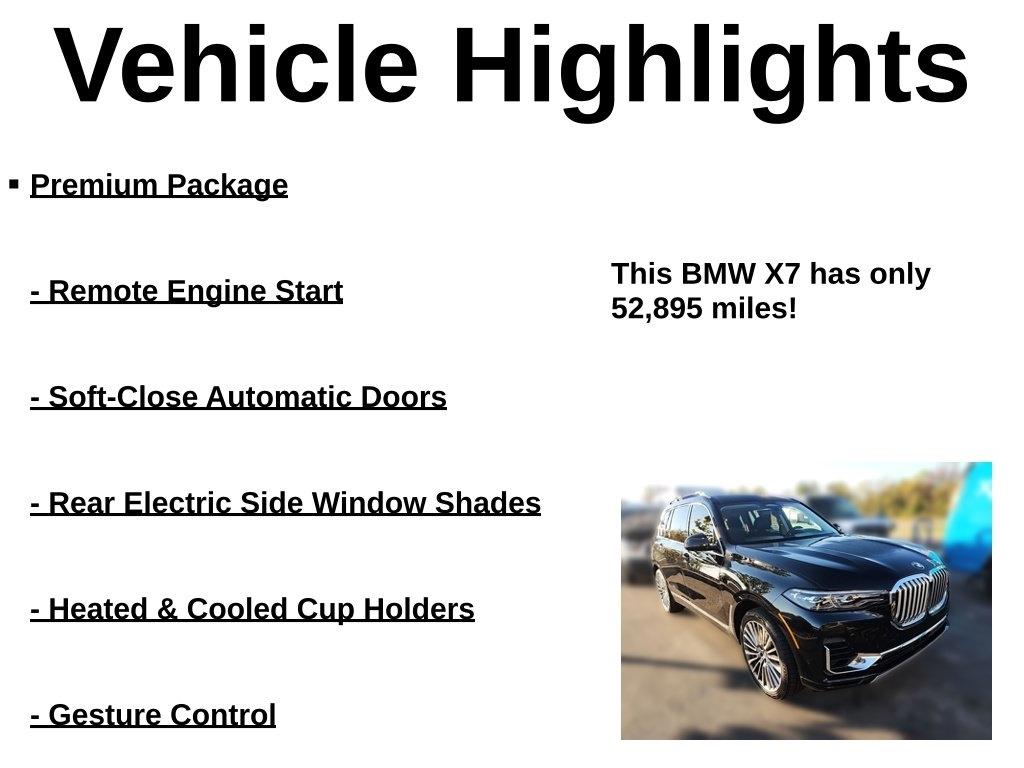 BMW X7  2019