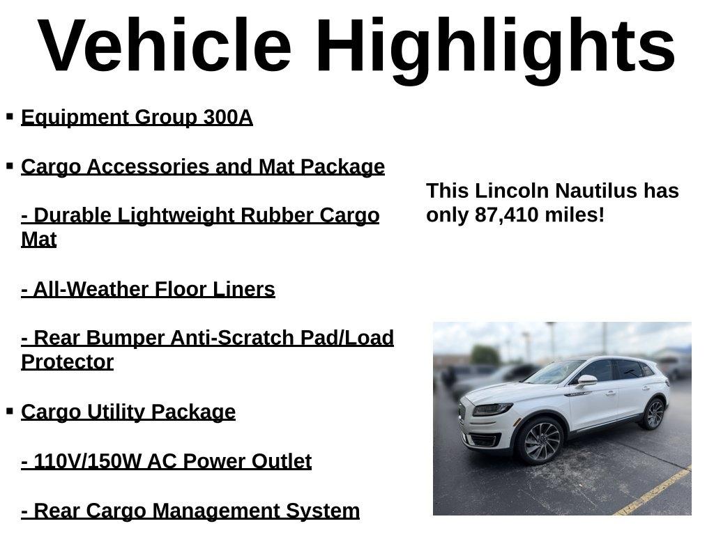 Lincoln Nautilus  2019