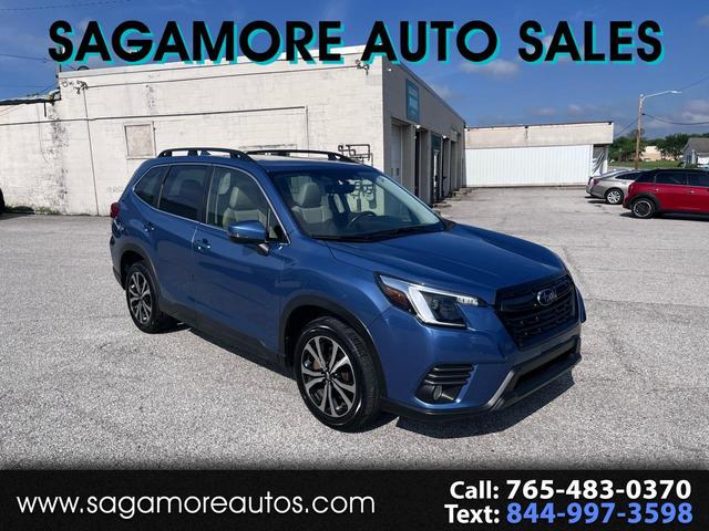 Blue 2023 Subaru Forester SUV / Crossover All-Wheel Drive Continuously Variable Transmission