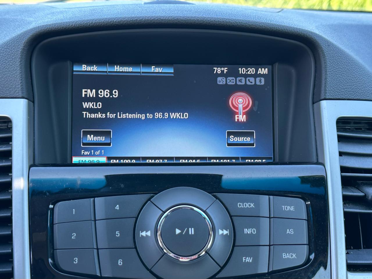 Chevrolet Cruze 4dr Sdn Auto 2LT 2014