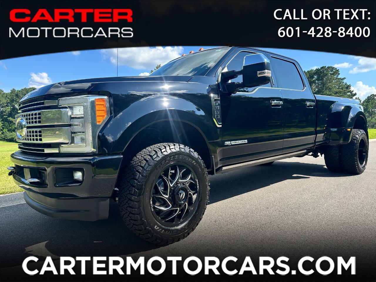 2018 Ford Super Duty F-350 DRW Platinum 4WD Crew Cab 8' Box