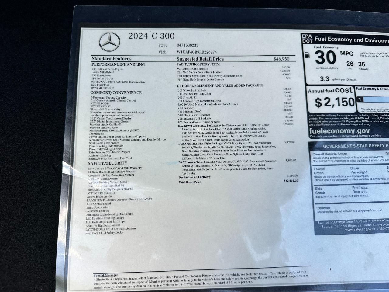 Mercedes-Benz C-Class C 300 Sedan 2024