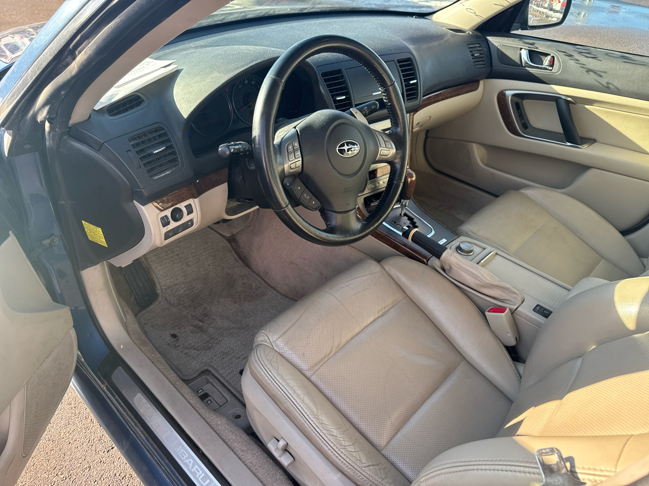 Subaru Legacy Sedan (Natl) 2.5 GT Ltd Auto Taupe Interior 2008