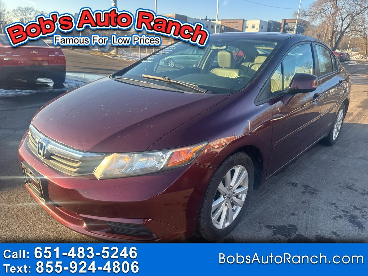 Honda Civic Sdn 4dr Auto EX-L 2012