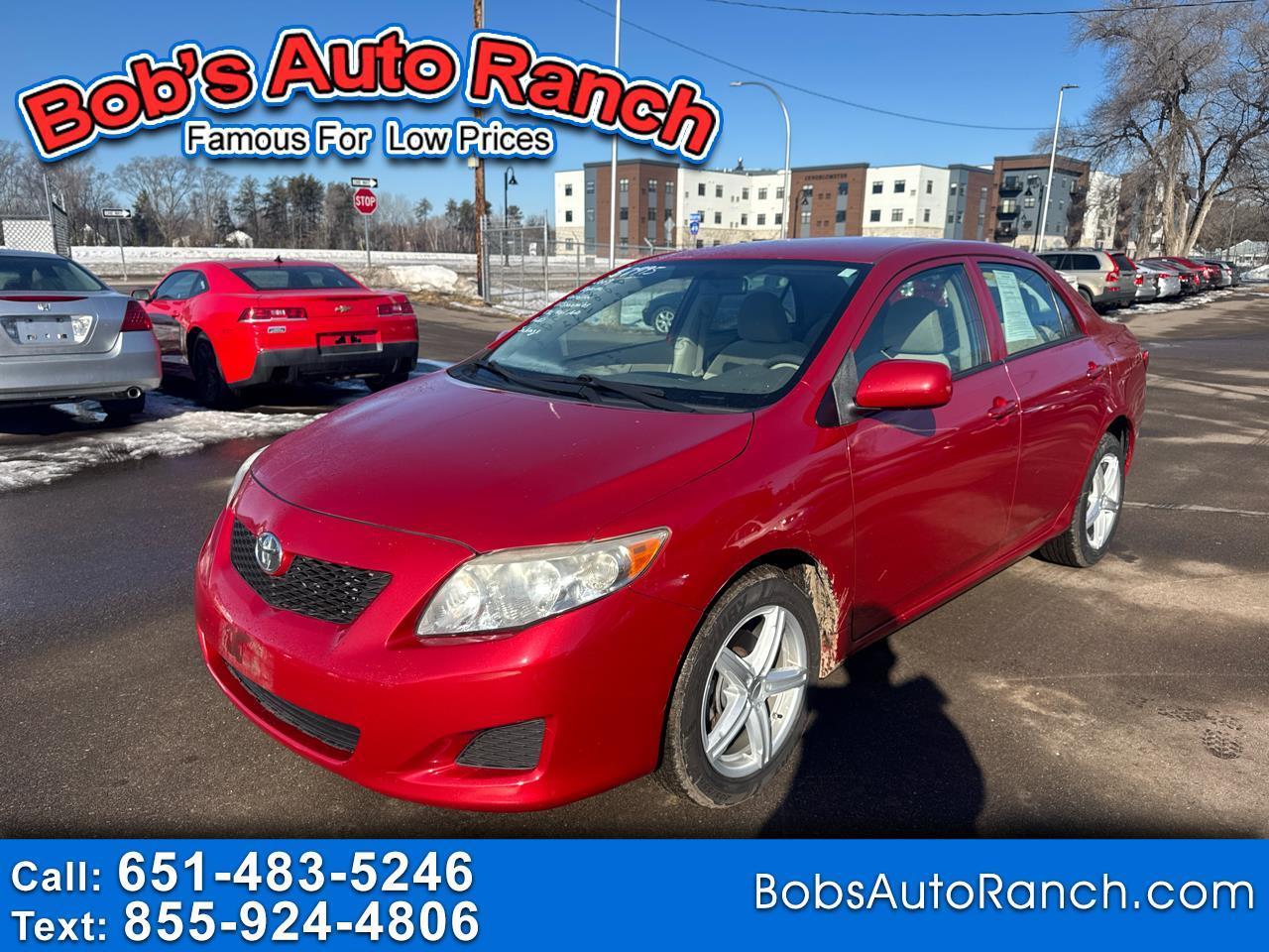 Toyota Corolla 4dr Sdn Man (Natl) 2009