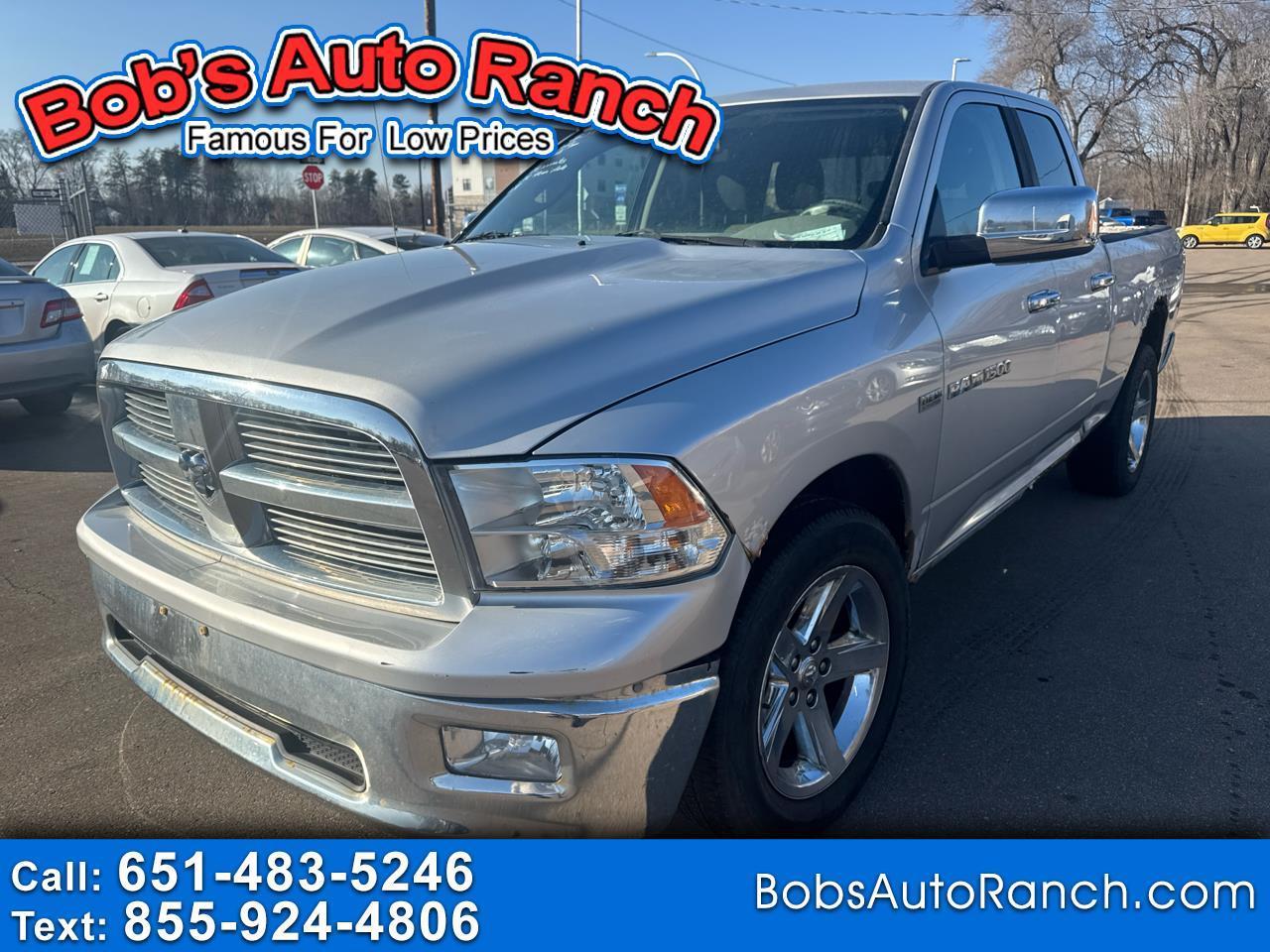RAM 1500 4WD Quad Cab 140.5" Big Horn 2012
