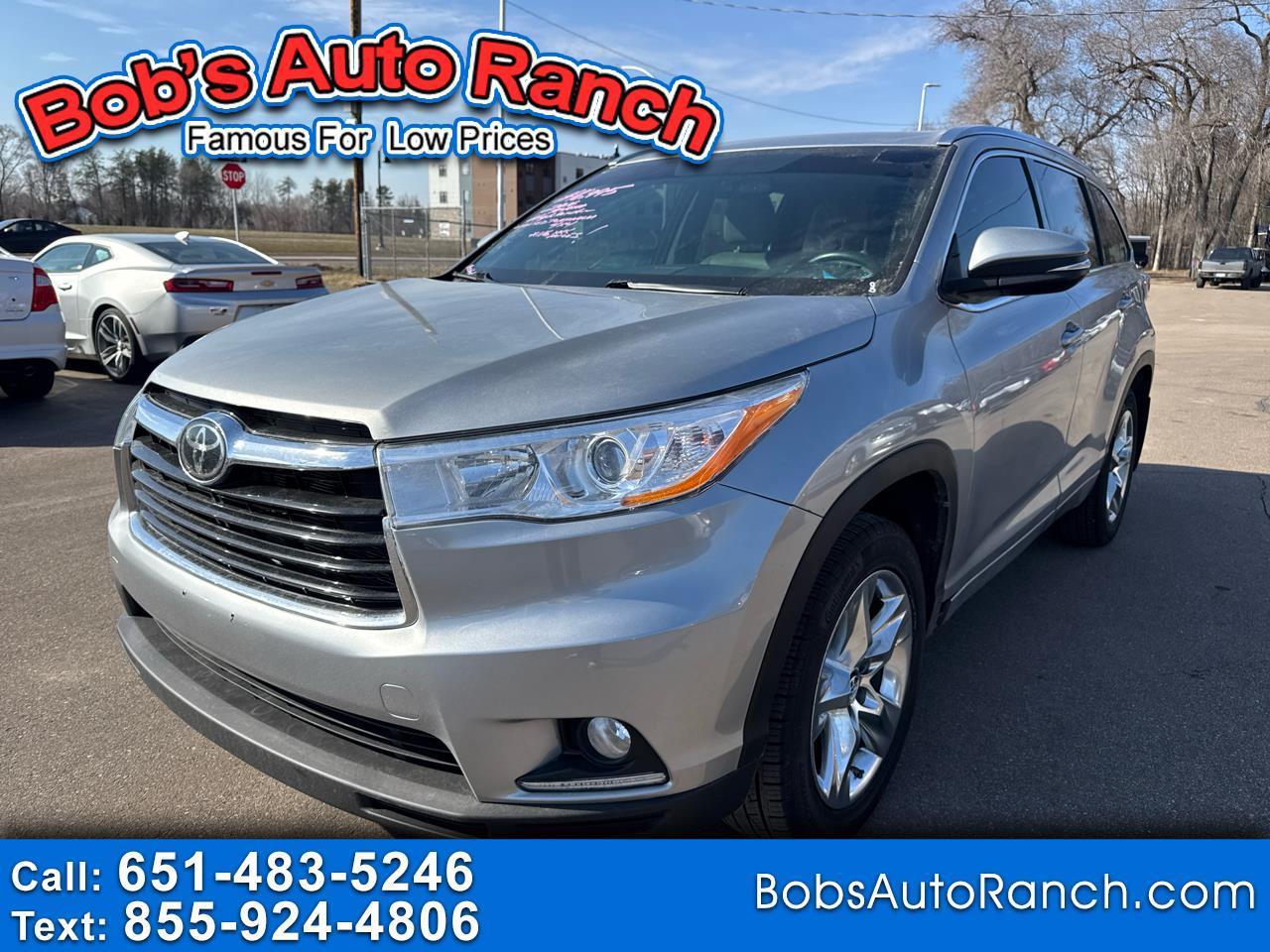 Toyota Highlander AWD 4dr V6 Limited (Natl) 2016