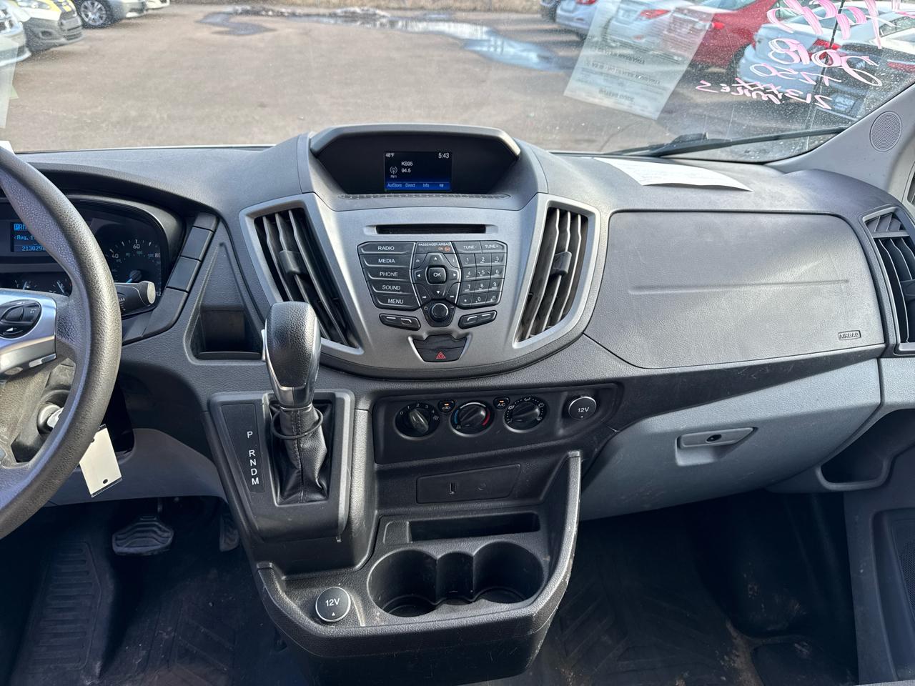 Ford Transit Van T-250 148" Low Rf 9000 GVWR Swing-Out RH Dr 2018