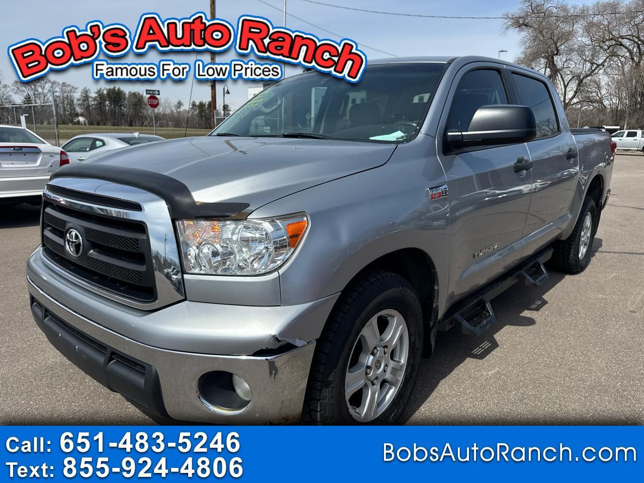 Toyota Tundra 4WD Truck CrewMax 5.7L FFV V8 6-Spd AT (Natl) 2010