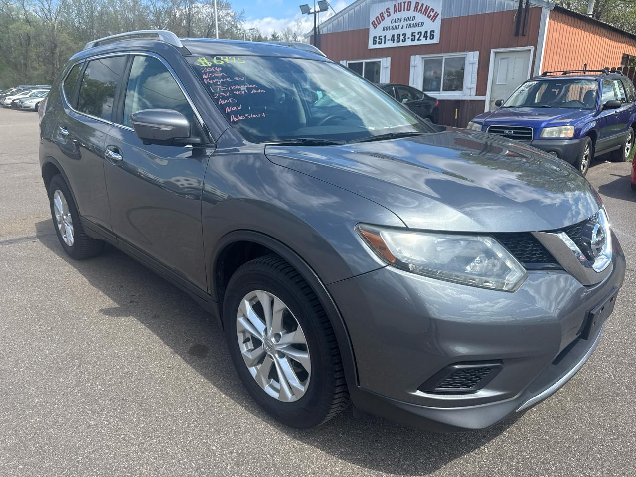 Nissan Rogue AWD 4dr SV 2016