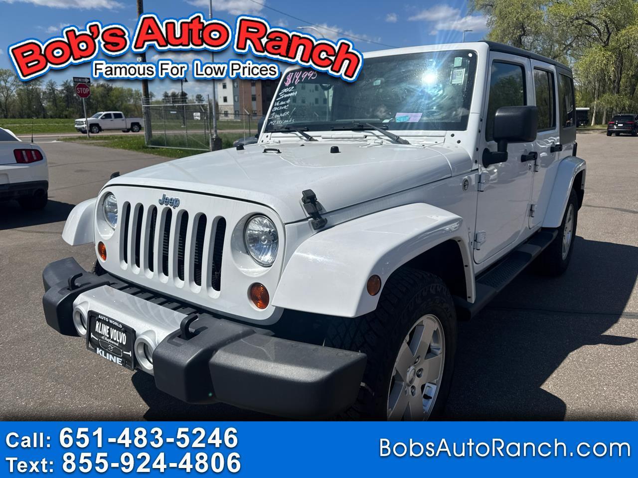 Jeep Wrangler Unlimited 4WD 4dr Sahara 2012