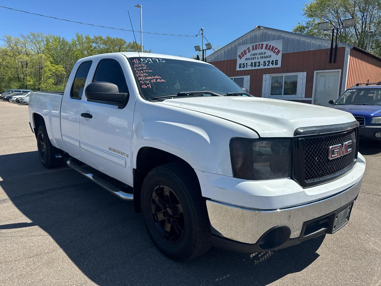 GMC Sierra 1500 4WD Ext Cab 143.5" SLE2 2008