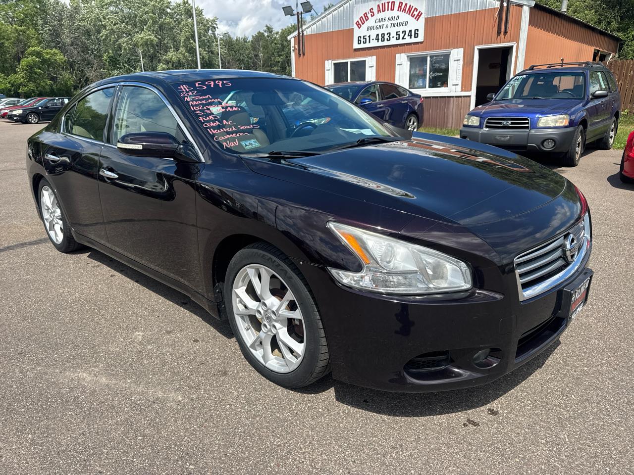 Nissan Maxima 4dr Sdn V6 CVT 3.5 SV w/Premium Pkg 2012