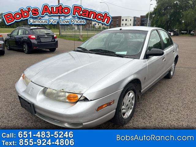 Silver 2002 Saturn S-Series Sedan Front-Wheel Drive 5-Speed Manual