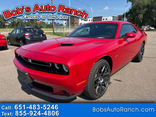 Red 2016 Dodge Challenger Coupe Rear-Wheel Drive Automatic
