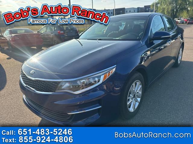 Blue 2017 Kia Optima Sedan Front-Wheel Drive Automatic