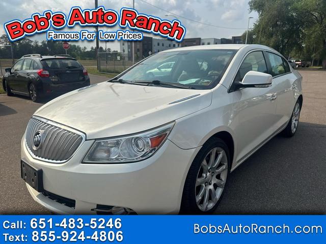 White 2012 Buick LaCrosse Sedan Front-Wheel Drive Automatic