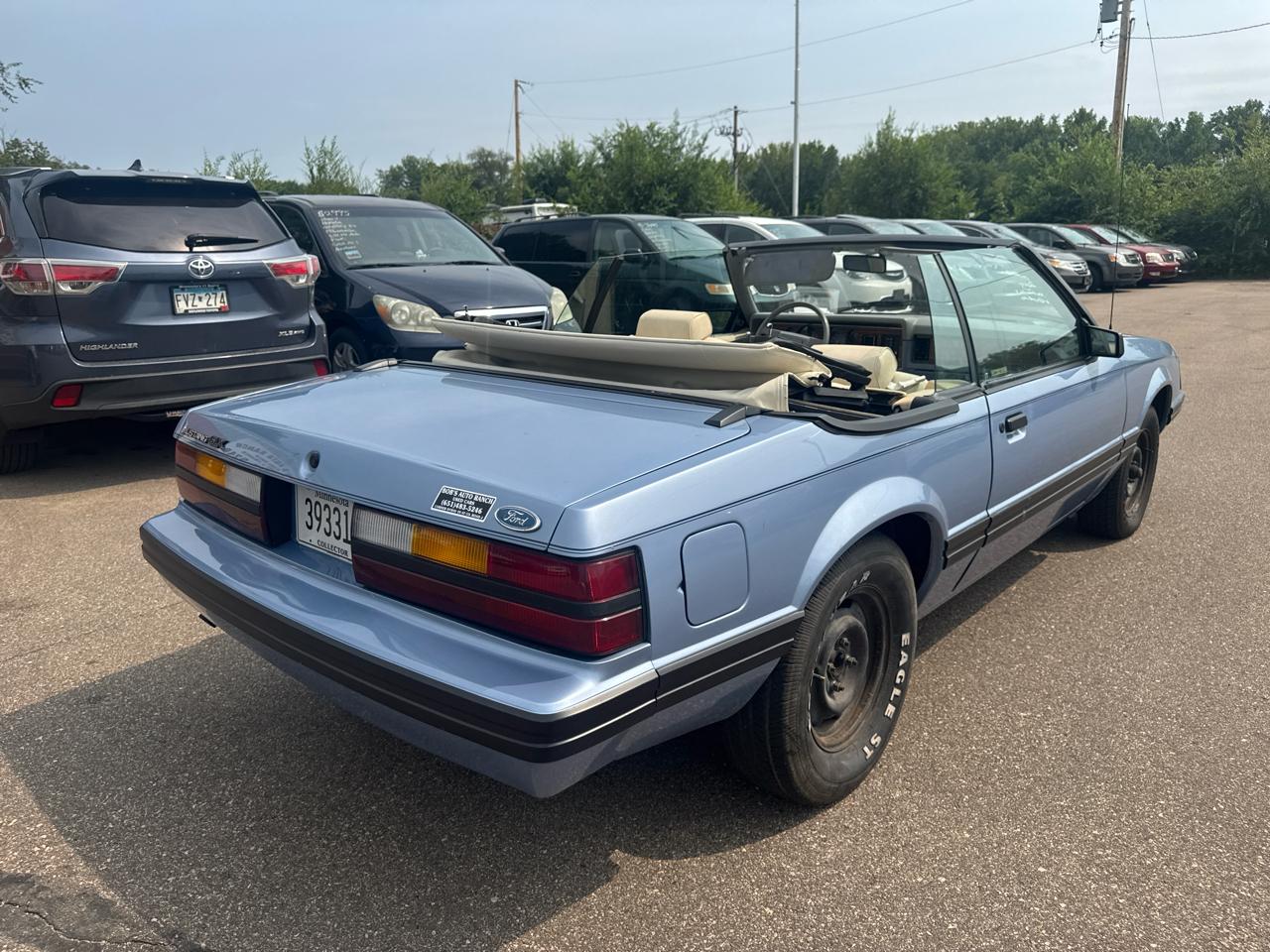 Ford Mustang 2dr GLX Convertible 1983