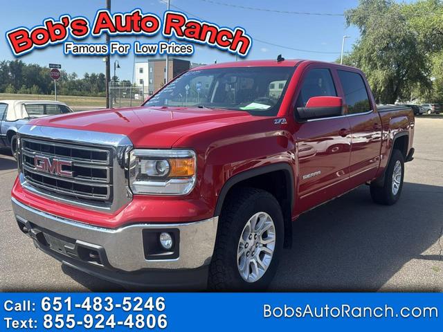 Red 2014 GMC Sierra 1500 Pickup Truck Four-Wheel Drive Automatic