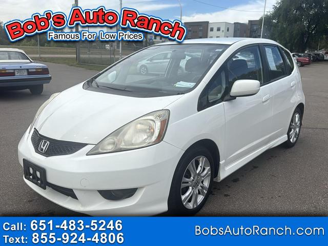 White 2010 Honda Fit Hatchback Front-Wheel Drive Automatic