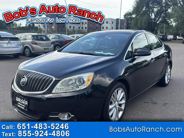 Black 2014 Buick Verano Sedan Front-Wheel Drive Automatic