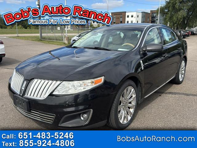 Black 2011 Lincoln MKS Sedan All-Wheel Drive Automatic